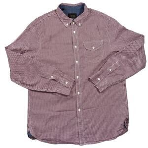 Jachs Cranberry Red Men’s Check Shirt M